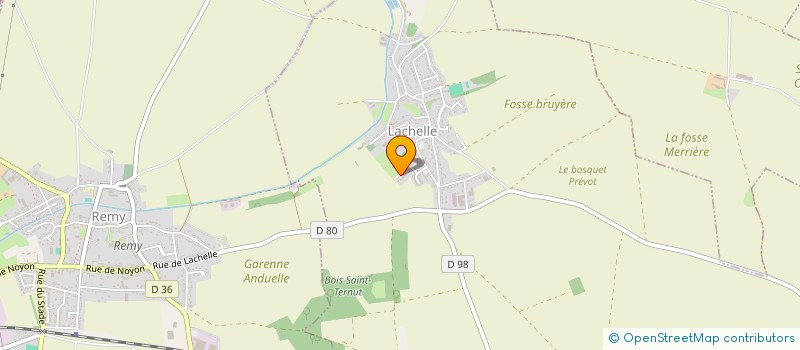 localisation de l'entreprise MADAME MELODIE THIBAULT  LACHELLE