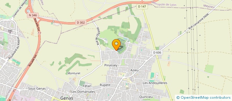 localisation de l'entreprise MADAME MELODIE TORRES  GENAS