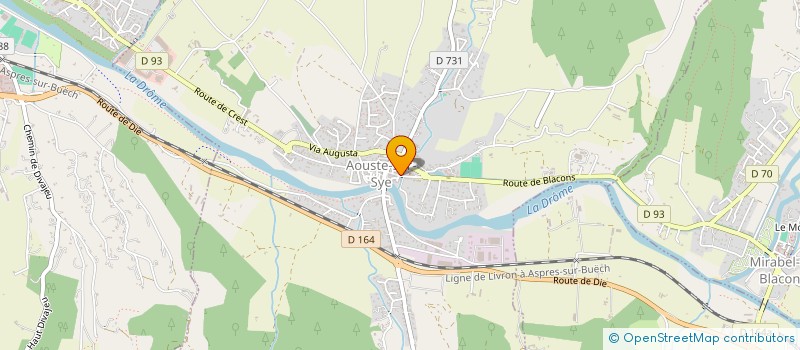 localisation de l'entreprise MADAME MELODIE TORZEMAN  AOUSTE-SUR-SYE