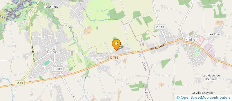 localisation de l'entreprise MADAME MELODIE TOSTAIN  PLURIEN