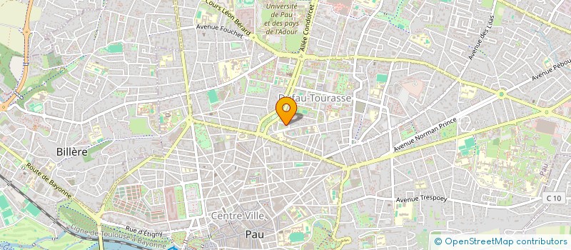 localisation de l'entreprise MADAME MELODIE TRAVERT à PAU