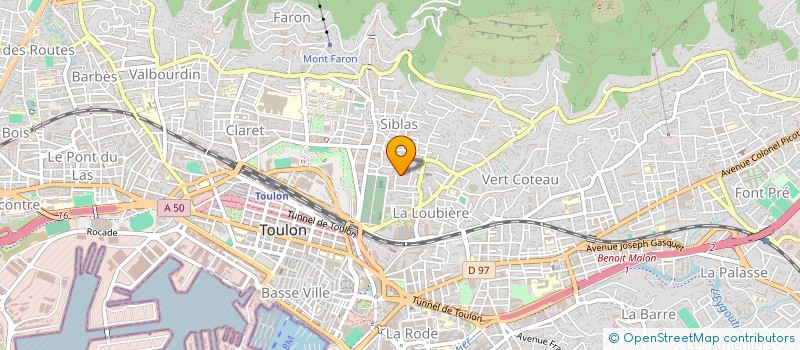 localisation de l'entreprise MADAME MELODIE TRIOLET  TOULON