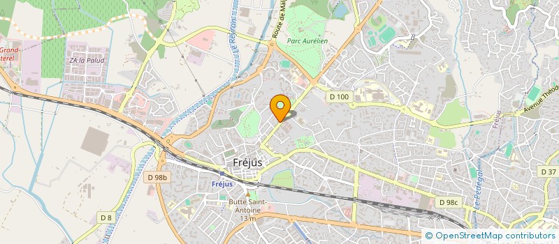 localisation de l'entreprise MADAME MELODIE TURI  FREJUS
