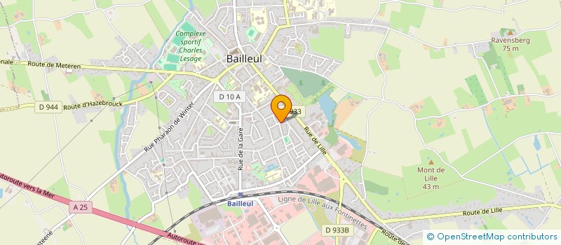 localisation de l'entreprise MADAME MELODIE VERWAERDE à BAILLEUL