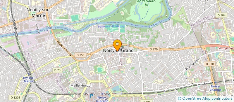 localisation de l'entreprise MADAME MELODIE ZANDI à NOISY-LE-GRAND