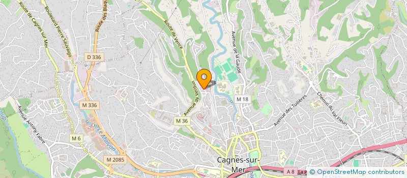 localisation de l'entreprise MADAME MELODY ABDELNOUR à CAGNES-SUR-MER