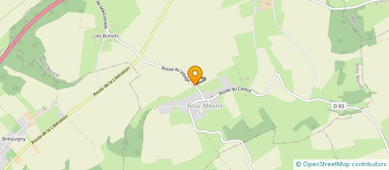 localisation de l'entreprise MADAME MELODY ALLAVOINE  BOSC-MESNIL