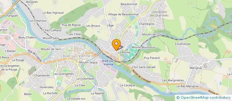 localisation de l'entreprise MADAME MELODY ARMAND à AIXE-SUR-VIENNE