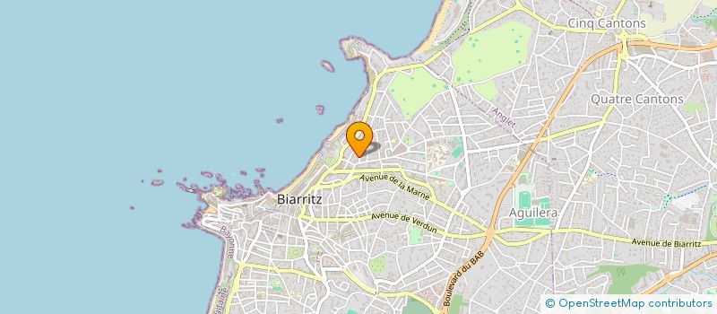 localisation de l'entreprise MADAME MELODY BARTHELET à BIARRITZ