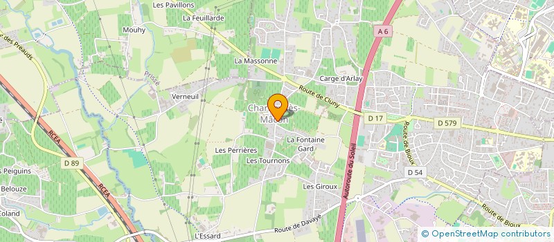 localisation de l'entreprise MADAME MELODY BEAULIEU  CHARNAY-LES-MACON