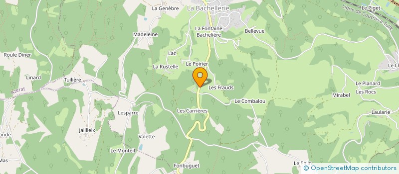 localisation de l'entreprise MADAME MELODY BELGHERBI  LA BACHELLERIE