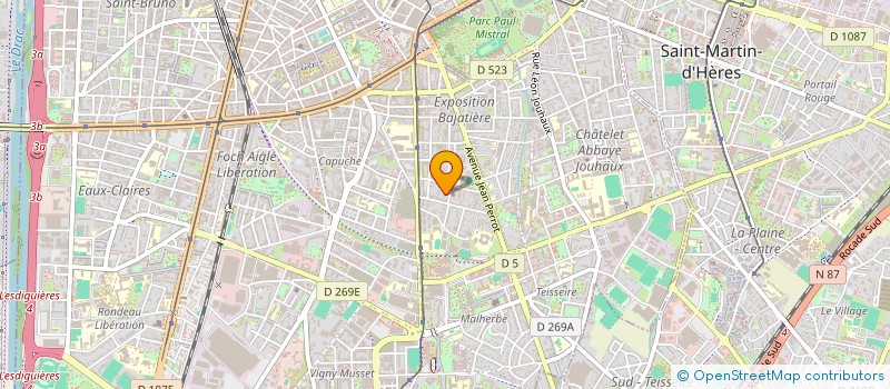 localisation de l'entreprise MADAME MELODY BELIER à GRENOBLE