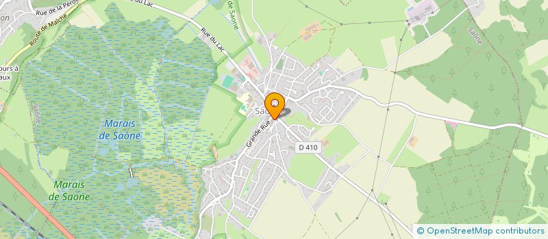 localisation de l'entreprise MADAME MELODY BERCOT  SAONE