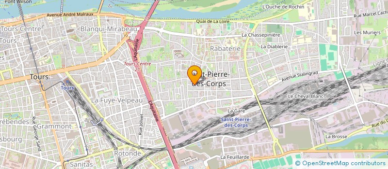 localisation de l'entreprise MADAME MELODY BERTHOMIERE  SAINT-AVERTIN