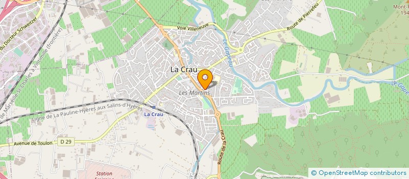 localisation de l'entreprise MADAME MELODY BILLIARD  LA CRAU