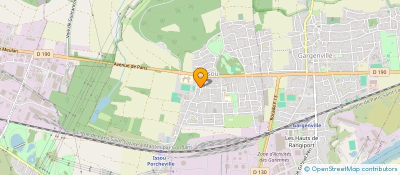 localisation de l'entreprise MADAME MELODY BOUCHET  ISSOU