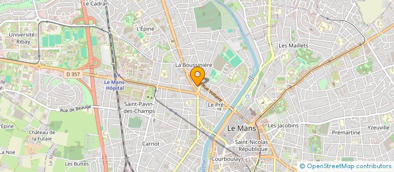 localisation de l'entreprise MADAME MELODY BRUERE  LE MANS