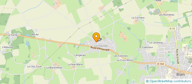 localisation de l'entreprise MADAME MELODY BRUNET  BLAIN