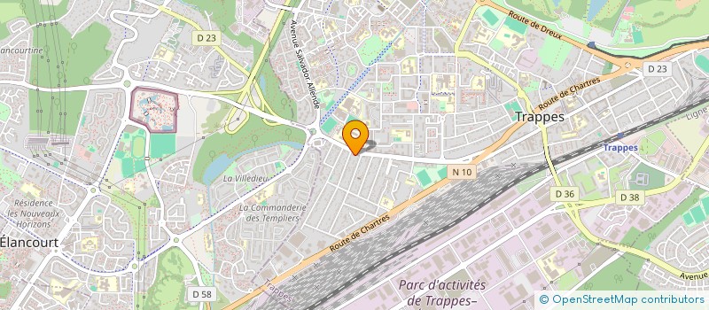 localisation de l'entreprise MADAME MELODY CALABRESI  TRAPPES