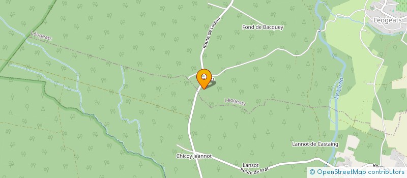 localisation de l'entreprise MADAME MELODY CHAMPROUX  LEOGEATS