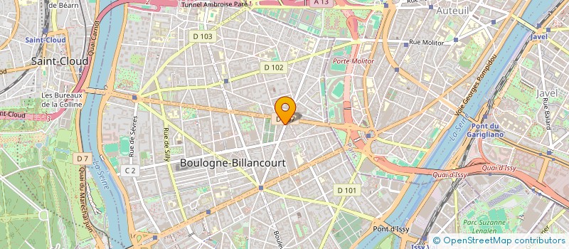 localisation de l'entreprise MADAME MELODY CHAPLAIN à BOULOGNE-BILLANCOURT