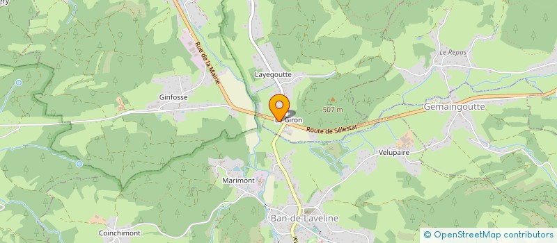 localisation de l'entreprise MADAME MELODY CHARBONIER  BERTRIMOUTIER