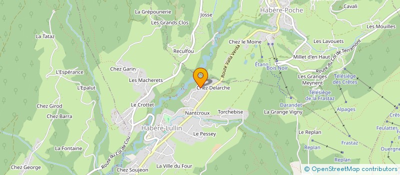 localisation de l'entreprise MADAME MELODY DELORME  HABERE-LULLIN