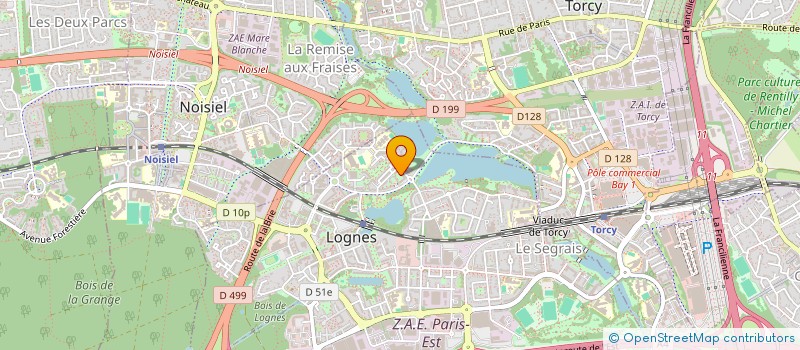 localisation de l'entreprise MADAME MELODY DELORMEL  LOGNES
