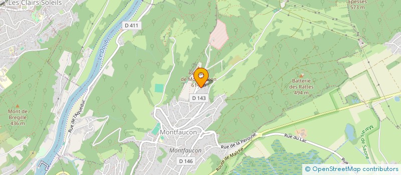 localisation de l'entreprise MADAME MELODY DORDOR  MONTFAUCON