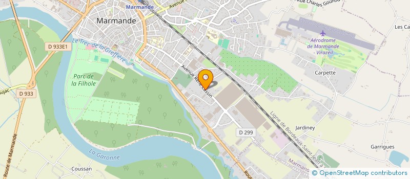 localisation de l'entreprise MADAME MELODY DOUMARES  MARMANDE