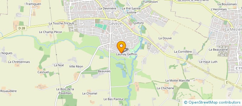 localisation de l'entreprise MADAME MELODY DUMONT à GEVEZE