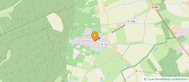 localisation de l'entreprise MADAME MELODY EULRIET  BRULEY