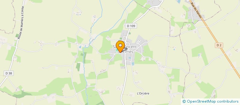 localisation de l'entreprise MADAME MELODY GARREAU  SAINT-VINCENT-DES-PRES