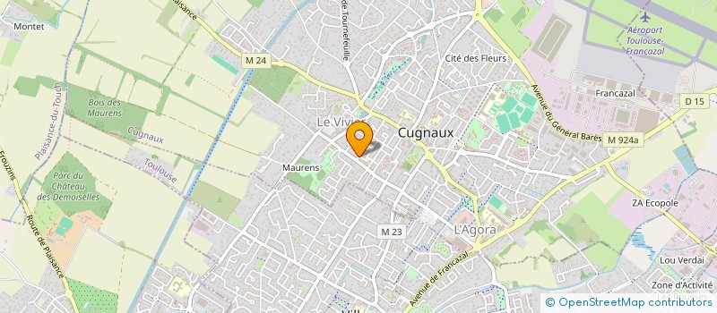 localisation de l'entreprise MADAME MELODY GARRIGUE  CUGNAUX