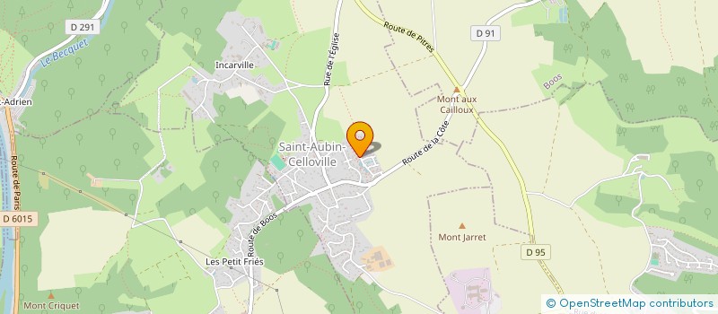 localisation de l'entreprise MADAME MELODY GERARD  SAINT-AUBIN-CELLOVILLE