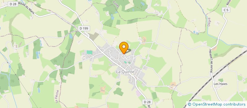 localisation de l'entreprise MADAME MELODY GORON  LA QUINTE