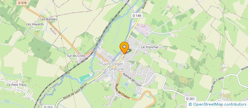 localisation de l'entreprise MADAME MELODY GRIVOT  SAINT-LEGER-SUR-DHEUNE