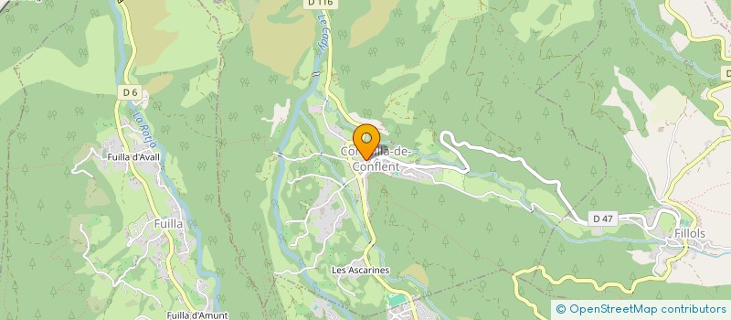 localisation de l'entreprise MADAME MELODY JACQUEMIN  CORNEILLA-DE-CONFLENT