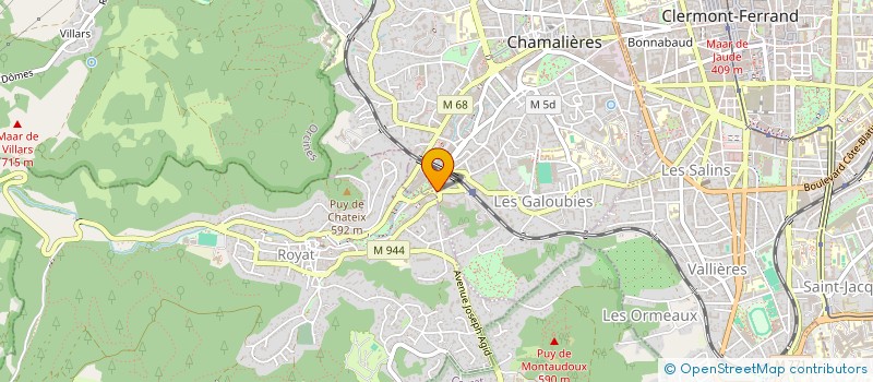 localisation de l'entreprise MADAME MELODY JARGAILLE  CHAMALIERES