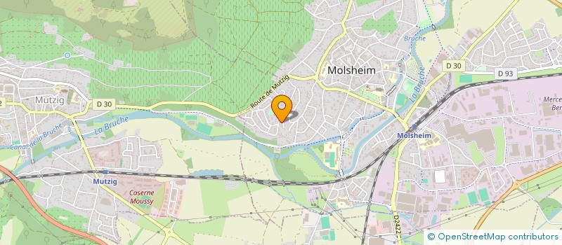 localisation de l'entreprise MADAME MELODY KULAWIK  MOLSHEIM