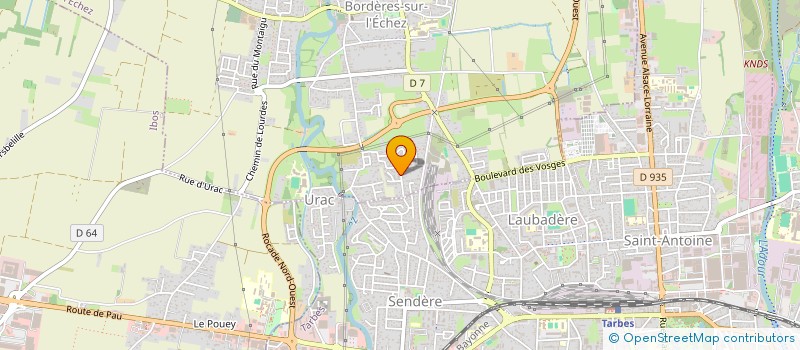 localisation de l'entreprise MADAME MELODY LARRANG  BORDERES-SUR-L'ECHEZ