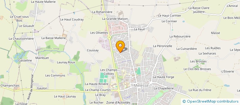 localisation de l'entreprise MADAME MELODY LE MOAL à MELESSE