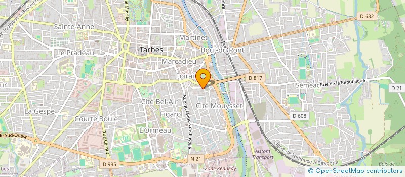 localisation de l'entreprise MADAME MELODY MANTEIGA  SEMEAC