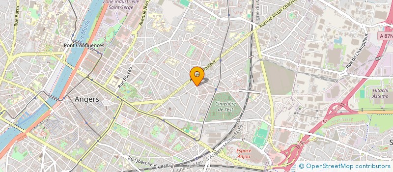 localisation de l'entreprise MADAME MELODY MEZERETTE à ANGERS