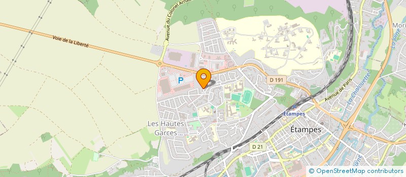 localisation de l'entreprise MADAME MELODY NAUDEIX à ETAMPES