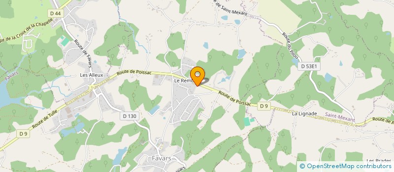 localisation de l'entreprise MADAME MELODY PAGES  FAVARS