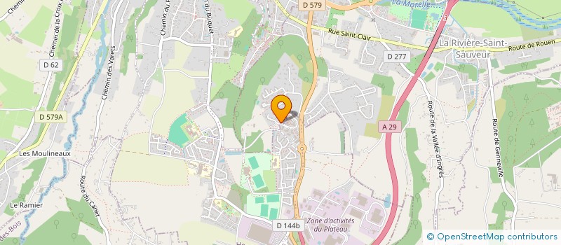 localisation de l'entreprise MADAME MELODY PAQUIER  LA RIVIERE-SAINT-SAUVEUR