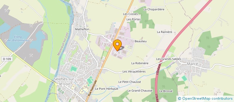 localisation de l'entreprise MADAME MELODY PARIS  LOIRE-AUTHION