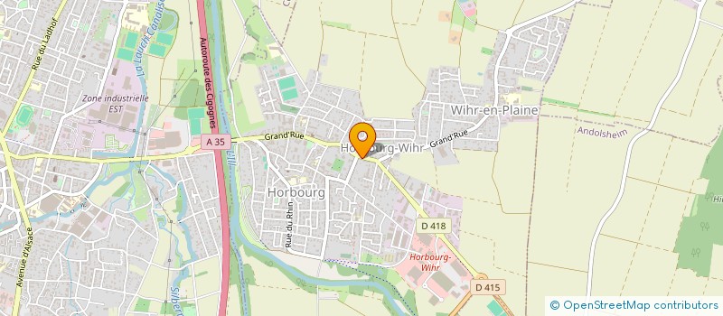 localisation de l'entreprise MADAME MELODY PERRIN-HEIM  HORBOURG-WIHR