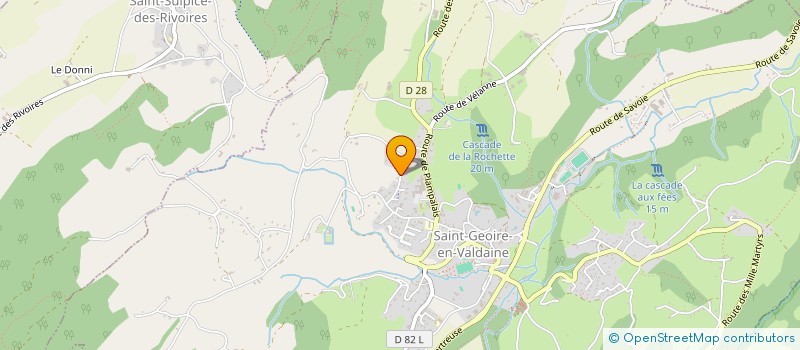 localisation de l'entreprise MADAME MELODY PETITHOMME  SAINT-GEOIRE-EN-VALDAINE